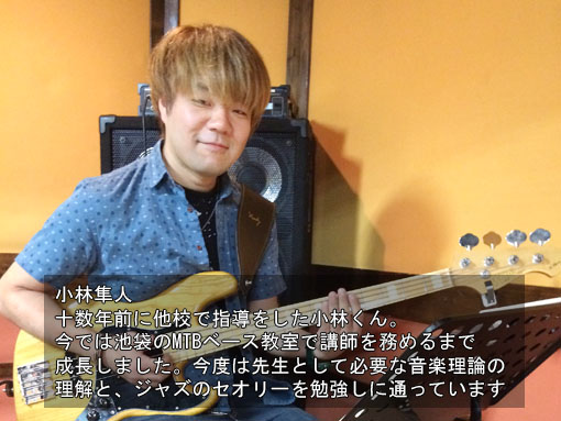 レッスン風景：一部の生徒を紹介